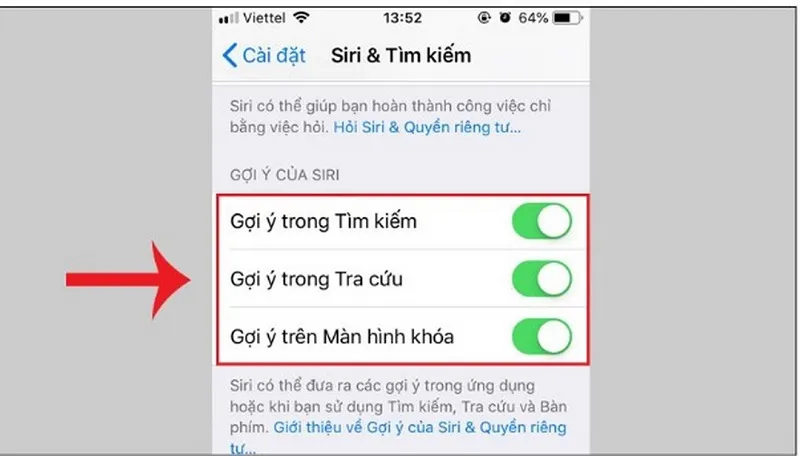Kéo công tắc ba mục trên để mở cả 3 chức năng