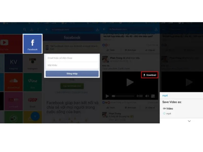 Cách lưu video trên facebook về iphone để dễ tìm