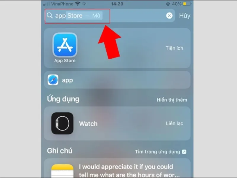 Nhập cụm từ mà bạn tìm kiếm để Tải video facebook về iPhone