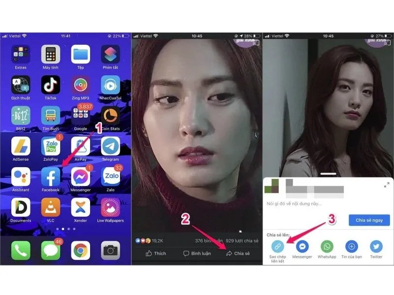 Tải video facebook về iPhone tùy theo bạn muốn