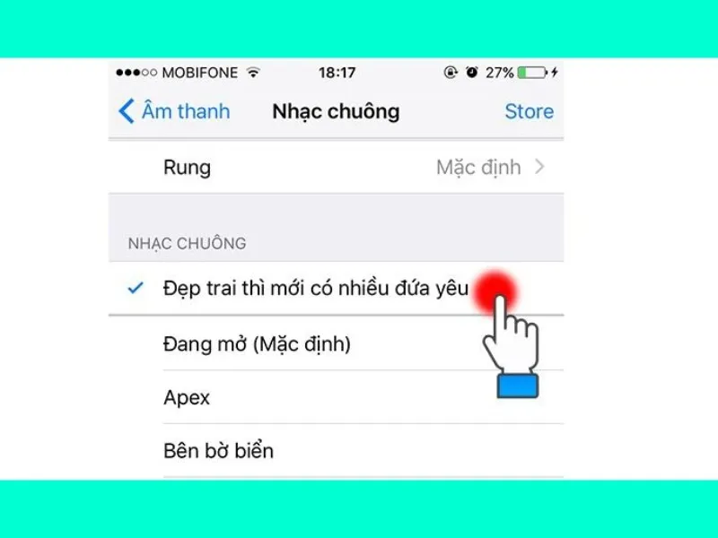Tạo nhạc chuông iPhone nhấn vào Ok để hoàn tất