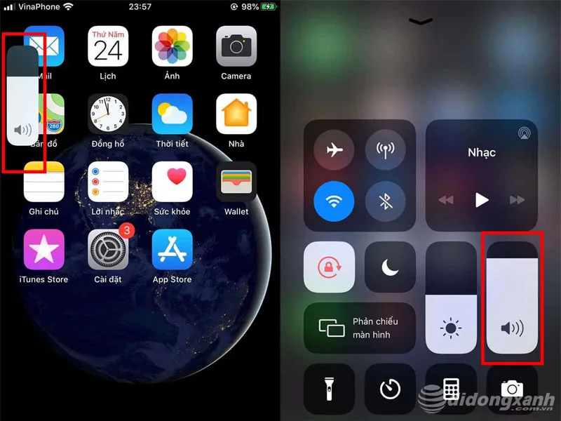 Tắt âm thanh chụp ảnh iPhone thủ công