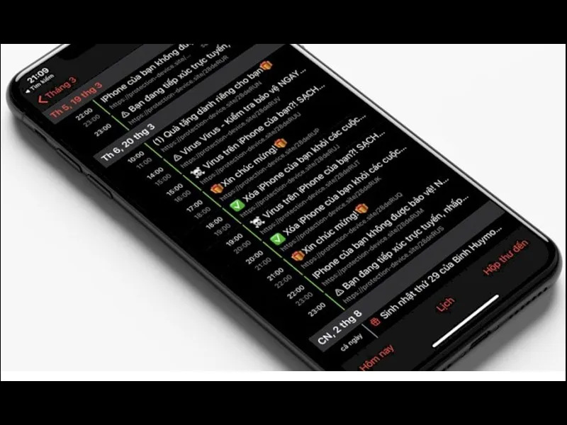 Tắt thông báo lịch trên iPhone
