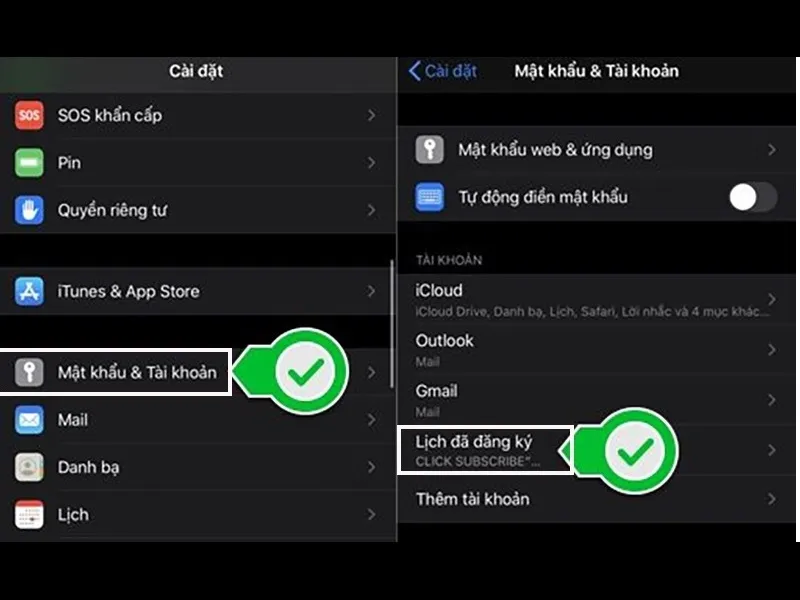 Các bước để tắt thông báo lịch trên iphone
