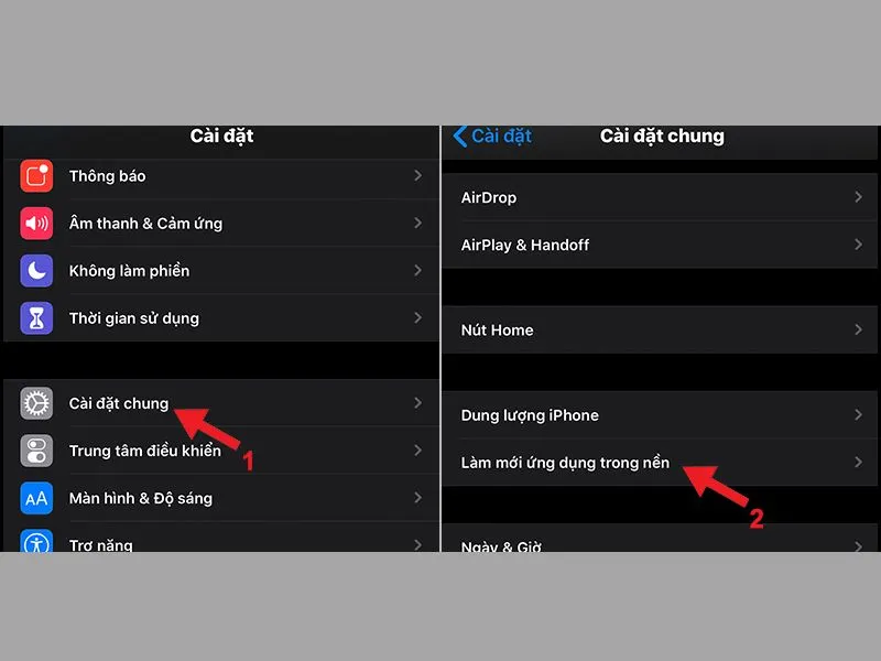 Tắt ứng dụng chạy ngầm iPhone