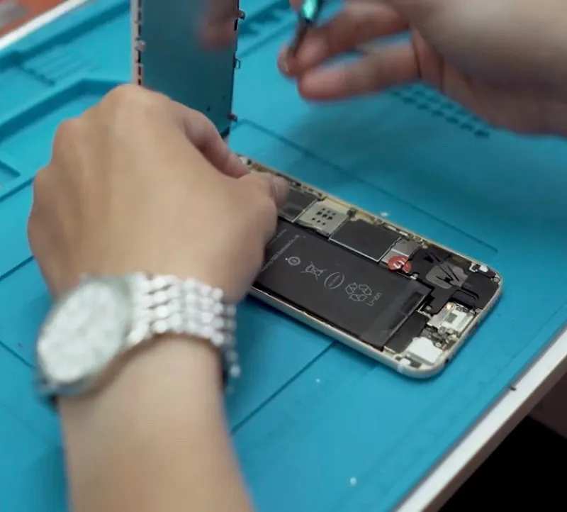 cach test ep kinh iphone