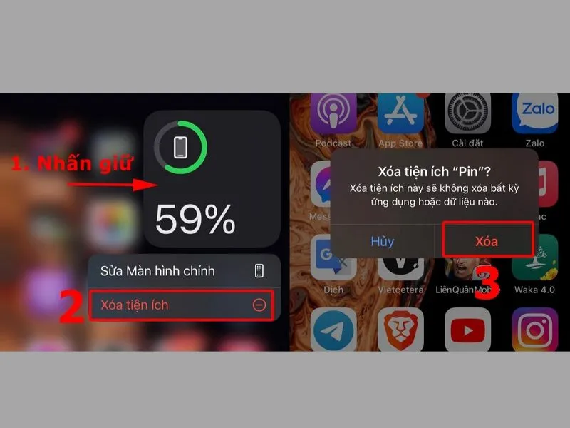 Hướng dẫn gỡ bỏ các Widget không cần thiết trên iPhone 12 Pro Max