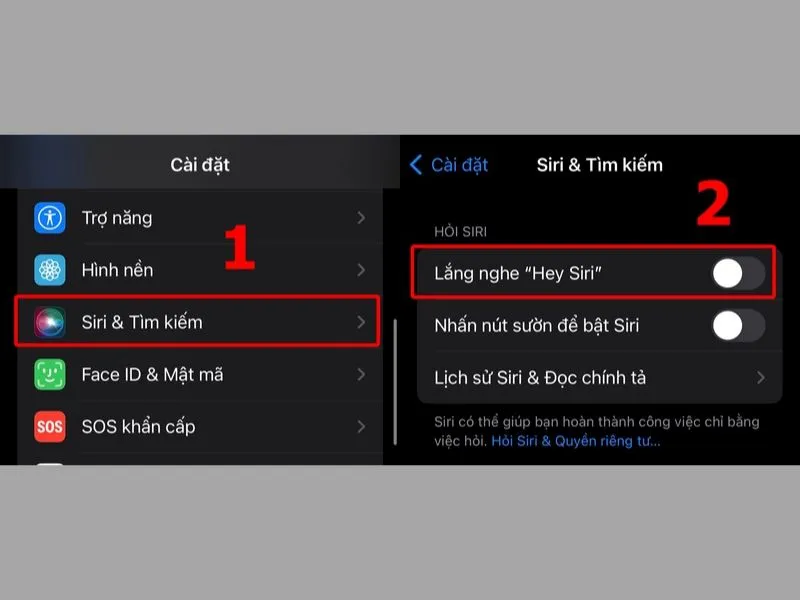 Hướng dẫn tắt tính năng lắng nghe “Hey Siri”