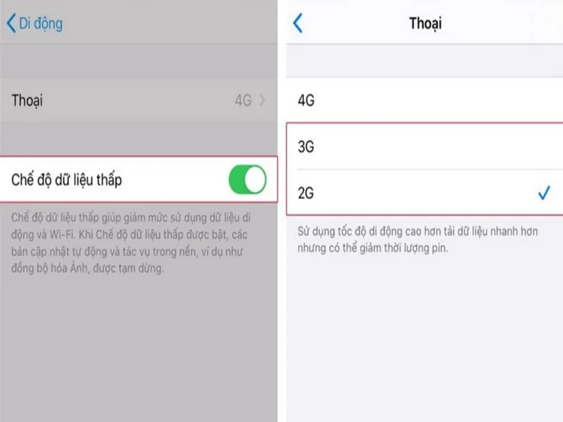 Ngắt các kết nối mạng khi không dùng đến