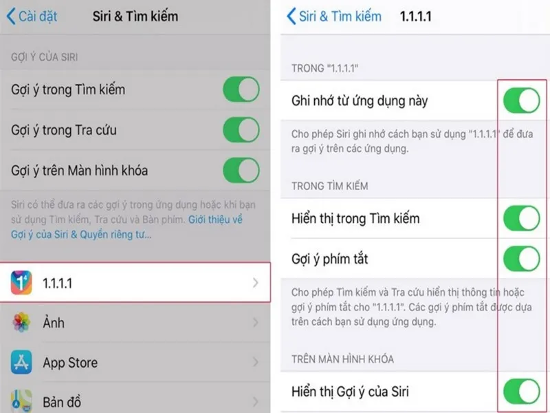 Hạn chế tính năng tìm kiếm của Spotlight