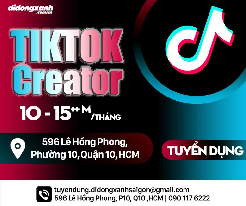 Di Động Xanh tuyển dụng