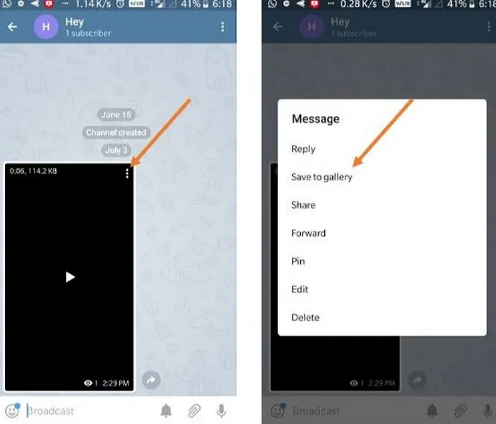 Tải file trên ứng dụng Telegram chỉ trong vài giây