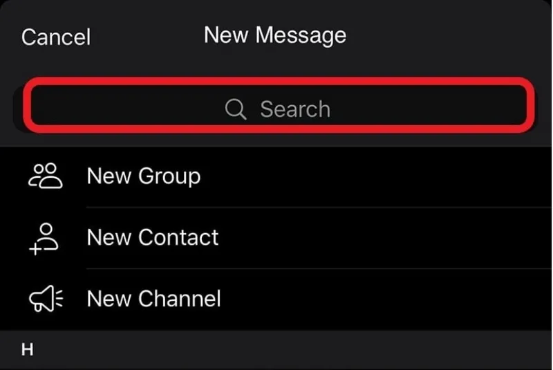 Cách tìm group telegram trên iPhone nhanh