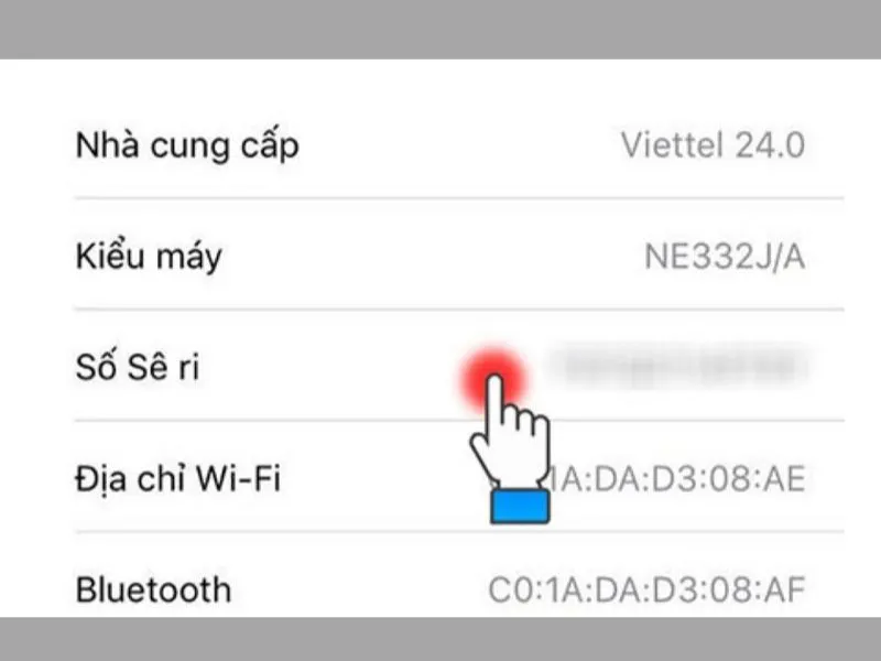 Thông báo cho nhà cung cấp dịch vụ