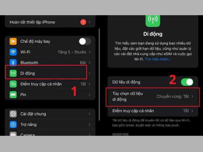 bật 5g trên iphone 15 pro max nhanh