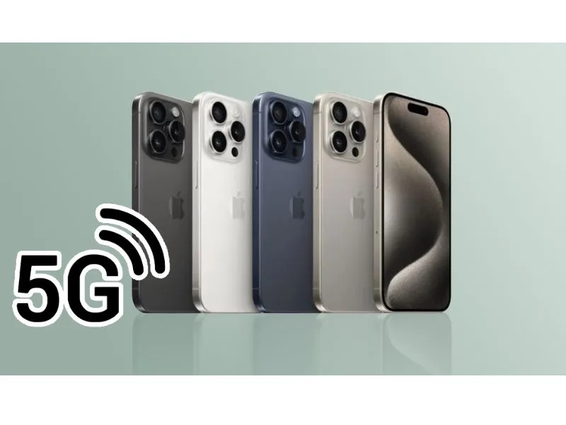 Tốc độ 5g trên iphone 15 pro max