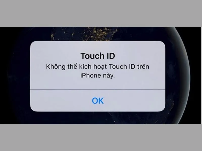  Kiểm tra lại tính năng TOUCH ID đã được khắc phục lỗi thành công chưa