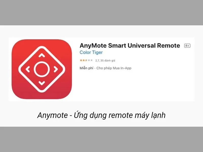 Anymote - Ứng dụng điều khiển điều hòa bằng iphone