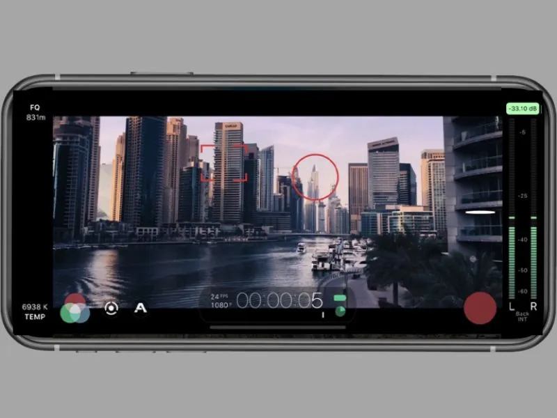 Ứng dụng quay phim trên iphone ứng dụng FiLMic Pro