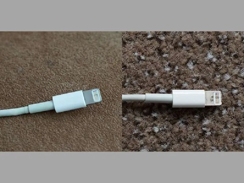 Nhận biết khi chân sạc iPhone bị bẩn như thế nào?