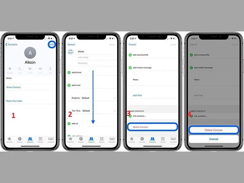 Xóa danh bạ iPhone dễ dàng, nhanh chóng