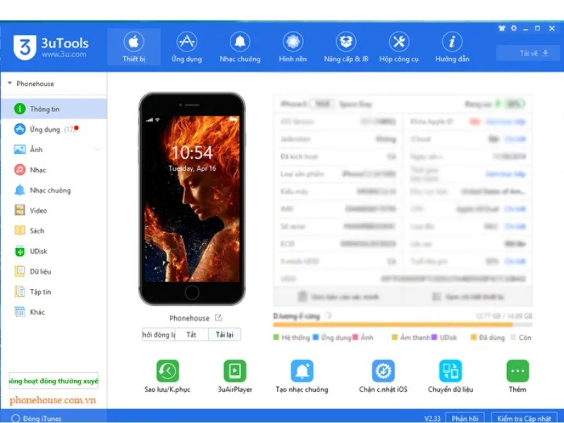 Liên kết iPhone với máy tính