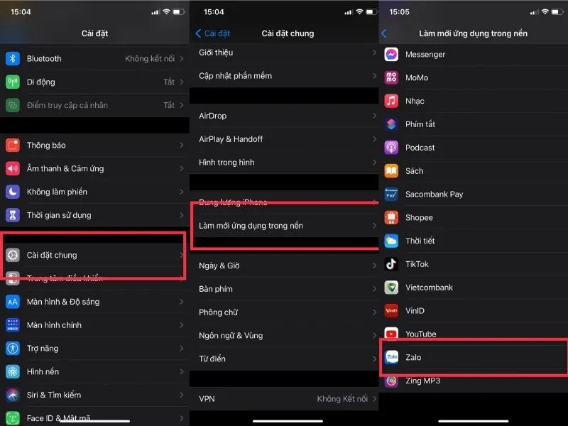 Xử lý lỗi Zalo không gọi được trên iPhone