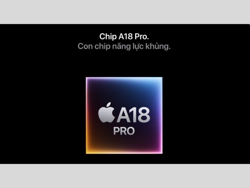 Chip A18 Pro cải tiến