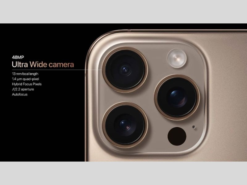 Cụm camera iPhone 16 Pro Max cải tiến ấn tượng