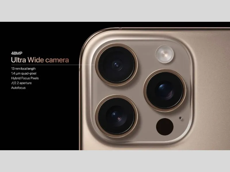 Cụm camera iPhone 16 Pro Max cải tiến ấn tượng
