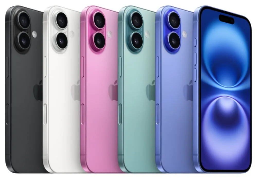 Bảng màu iphone 16 plus đa dạng