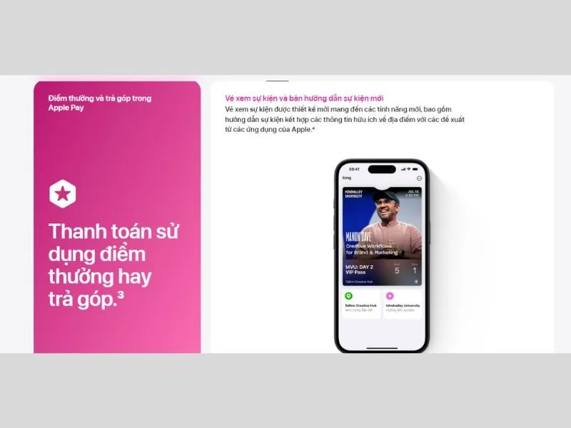 doi diem thuong khi dung apple pay