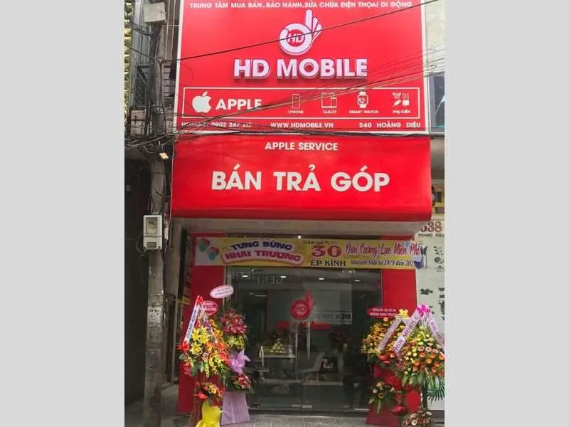 HD Mobile nằm top các trung tâm sửa chữa điện thoại tại Đà Nẵng uy tín