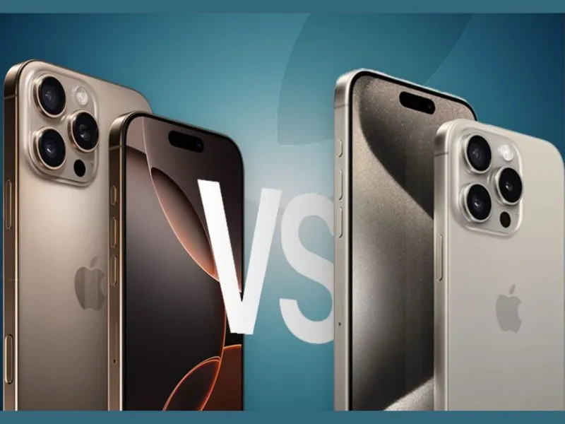 so sánh iPhone 16 Pro và 15 Pro về kích thước