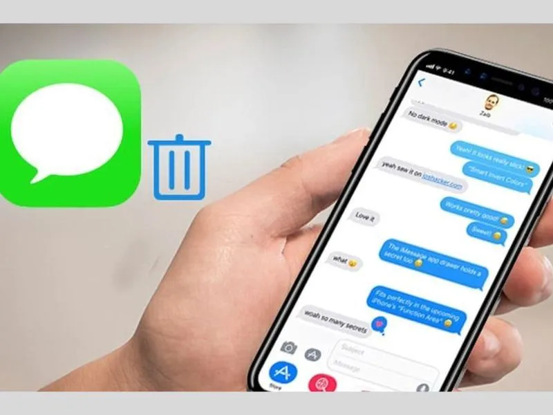 Thùng rác tin nhắn trên iPhone