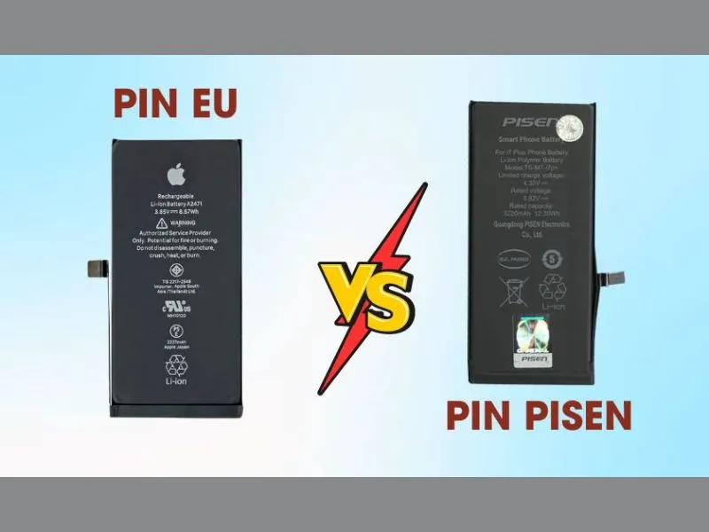 So sánh pin EU và Pin Pisen