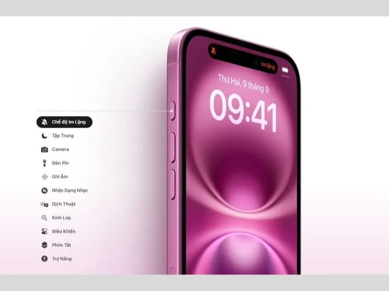 Điều chỉnh chế độ yên lặng và tập trung chỉ với 1 chạm