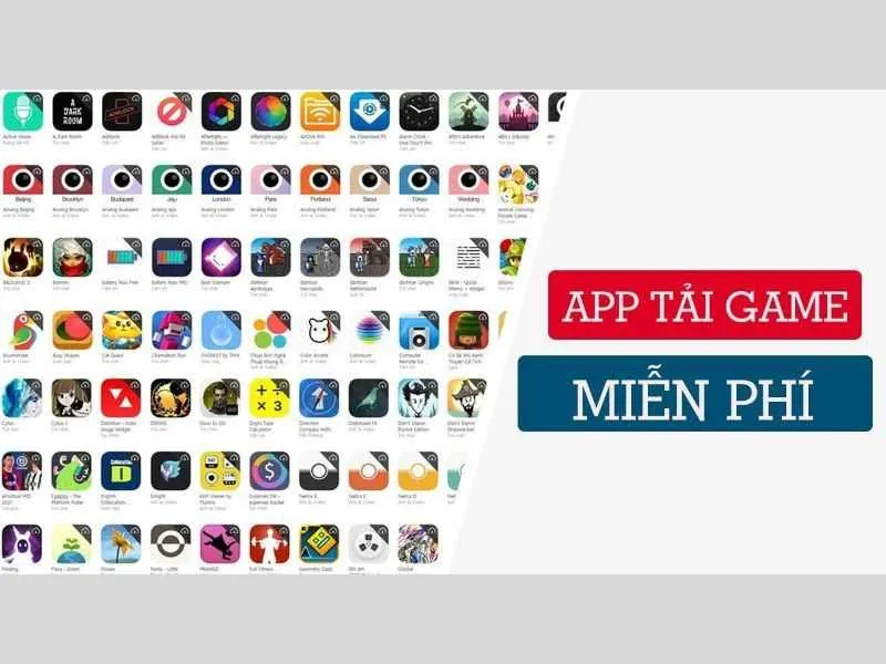 Các app tải game miễn phí trên điện thoại 2024