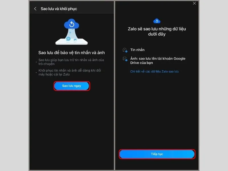 Bàn phím Zalo giật lag trên iOS 18 - Sao lưu dữ liệu trước khi xóa ứng dụng