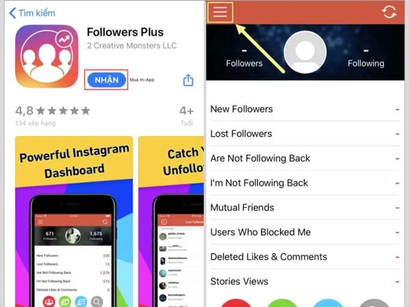 Cách biết ai hủy theo dõi trên instagram nhờ ứng dụng thứ ba