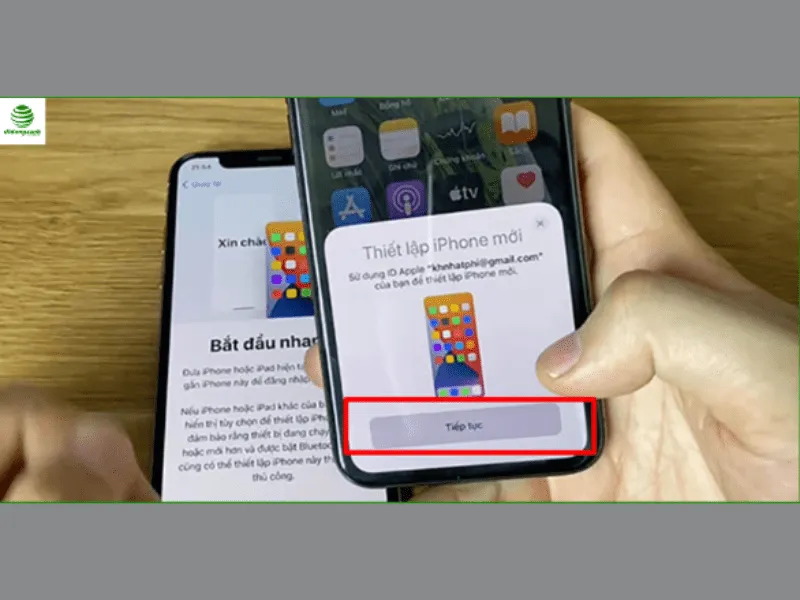 Thiết lập cho iPhone mới
