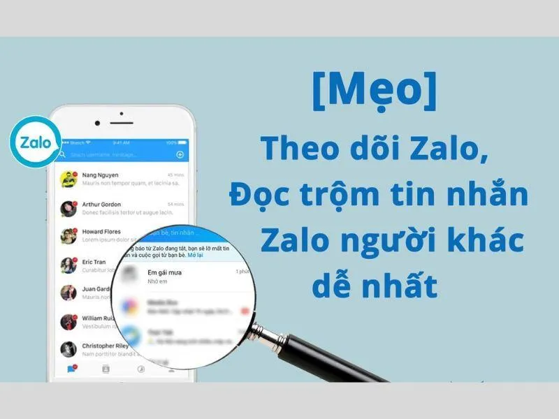 Cách đọc tin nhắn Zalo của người khác trên iPhone