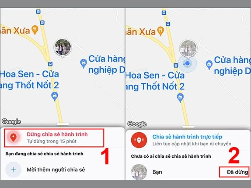 Cách gửi định vị qua Zalo và dừng gửi định vị