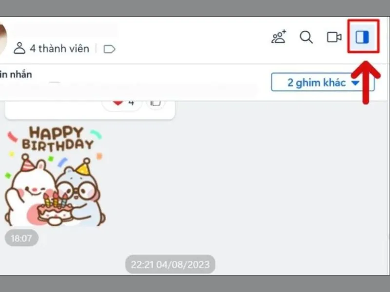 Cách rời nhóm zalo không ai biết trong phần cài đặt nhóm