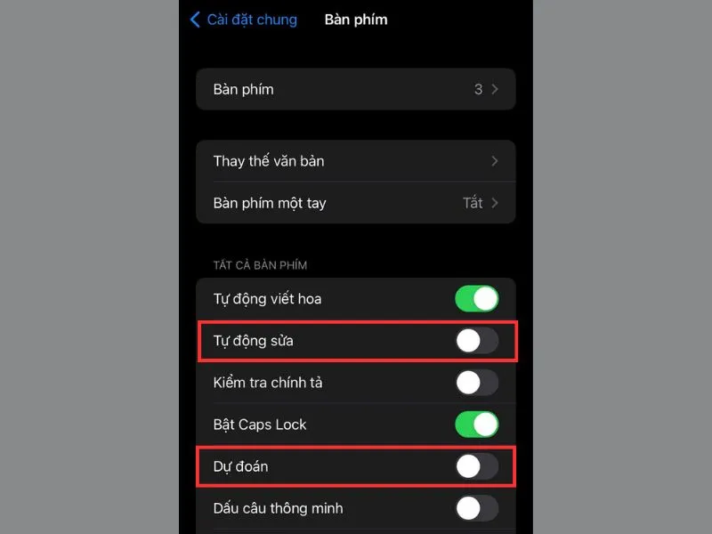 cách tắt gợi ý chữ trên iphone đơn giản