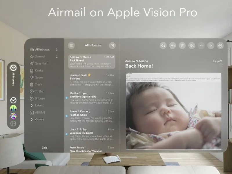 Tạo gmail ảo với Airmail