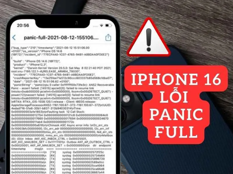 iPhone 16 lỗi panic full