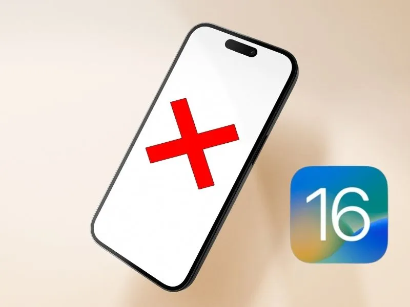 iPhone 16 lỗi màn hình chính