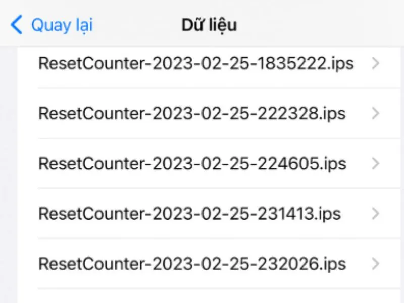Khắc phục lỗi reset counter đơn giản
