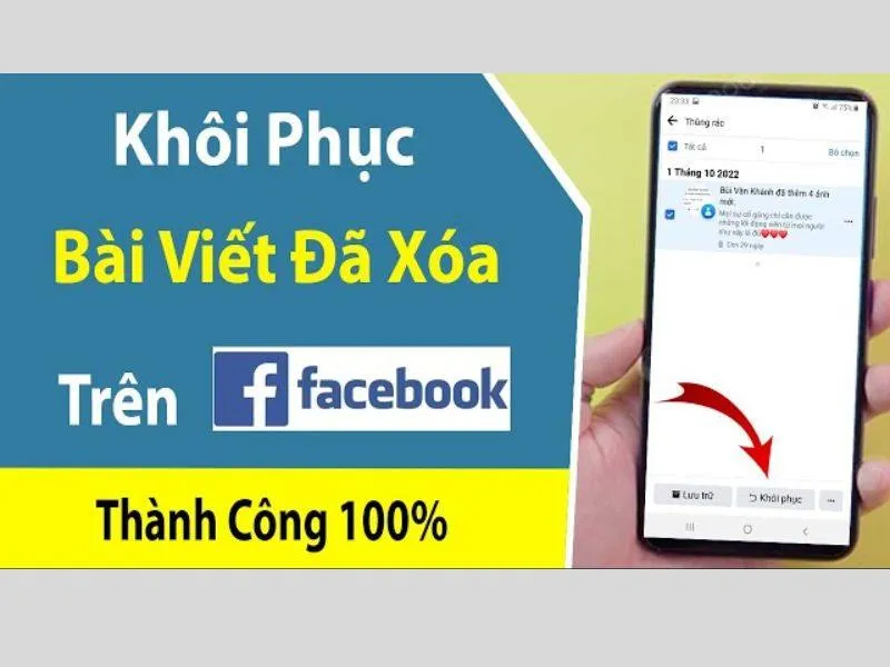 Khôi phục bài viết đã xóa trên Facebook bằng 2 cách
